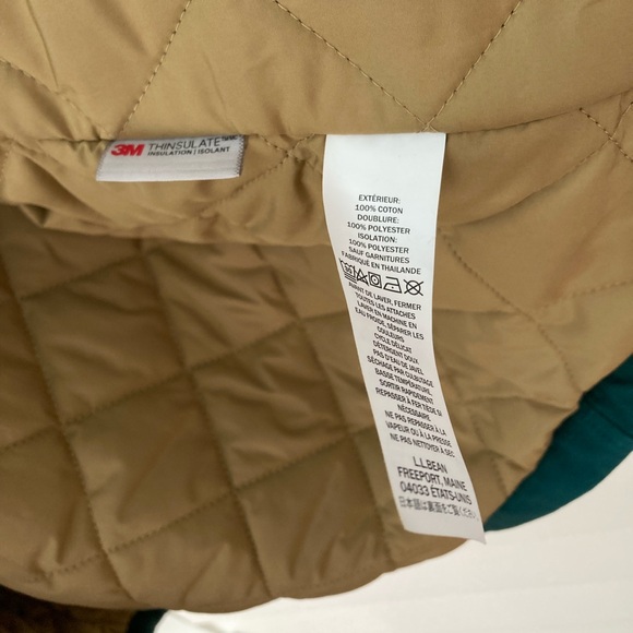 L.L. Bean | Insulated Vintage Green Barn Coat Size Small - Picture 11 of 11